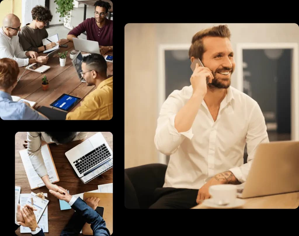 Team collaborating on IT strategy